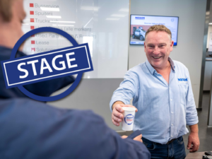 Stage receptie